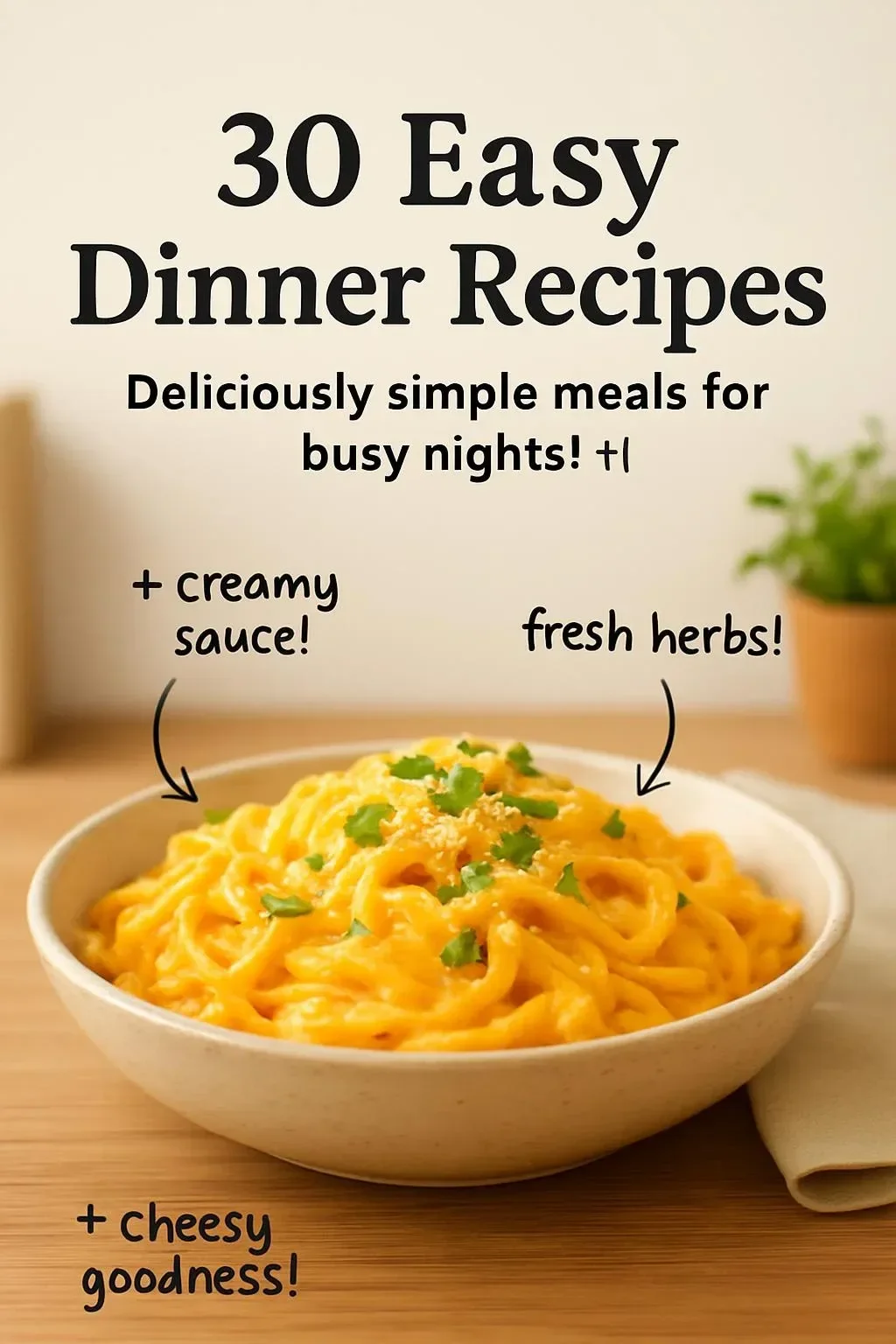 30 Easy Dinner Recipes