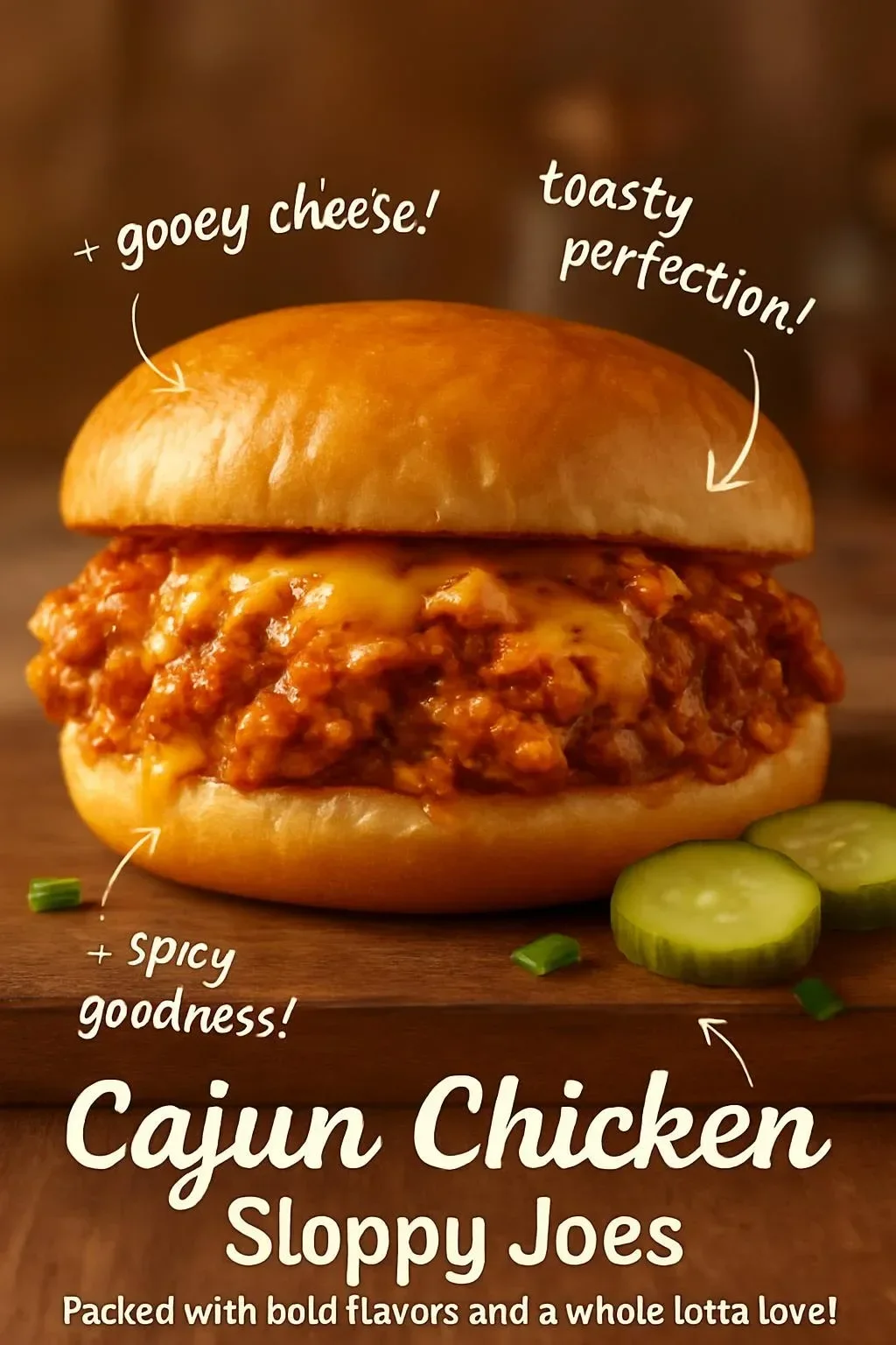 Cajun Chicken Sloppy Joes