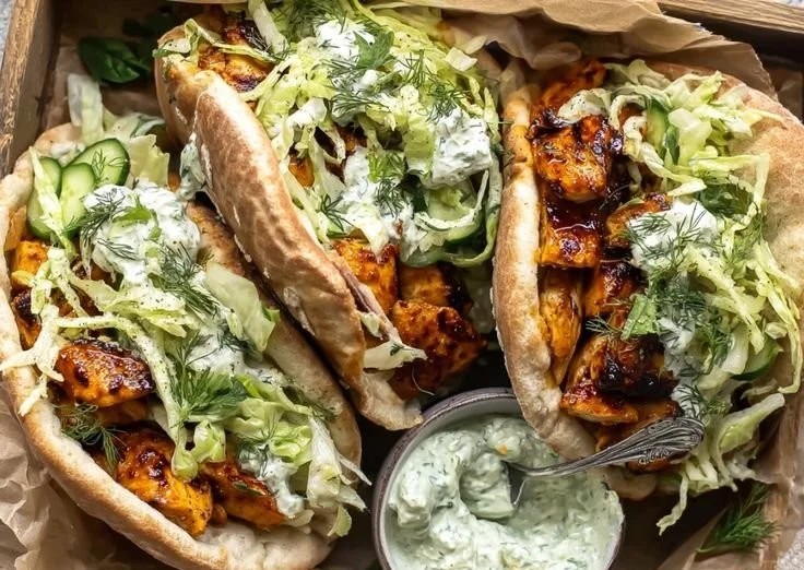 Sheet Pan Chicken Pitas with Herby Ranch